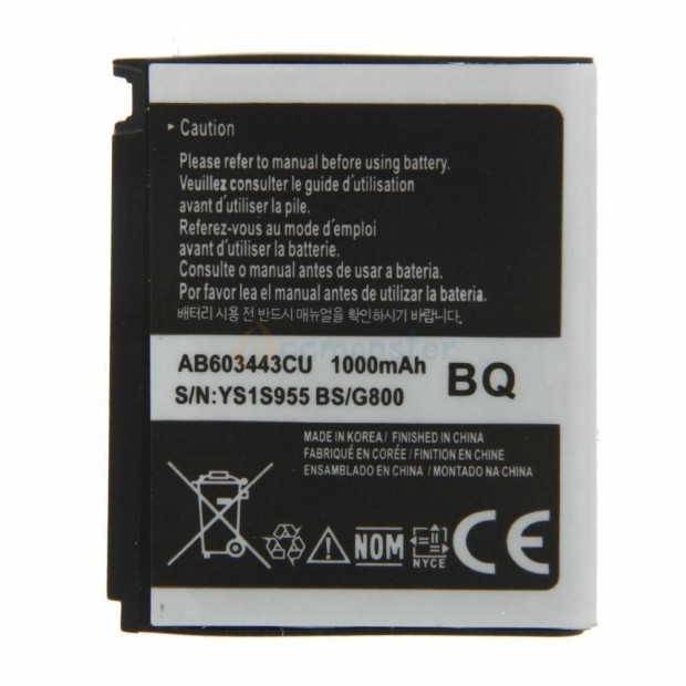 Battery For Samsung AB603443CU - 800mah UK