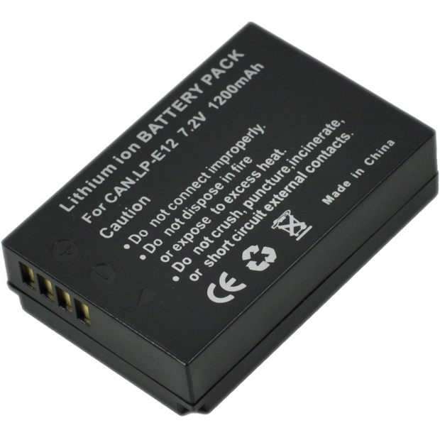 Replace Battery for LP-E12 US