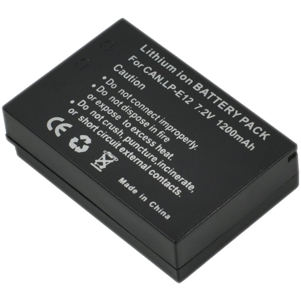 Replace Battery for LP-E12 US