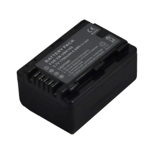 Battery for Panasonic VW-VBK180 VW-VBK360 SDR-S50 UK