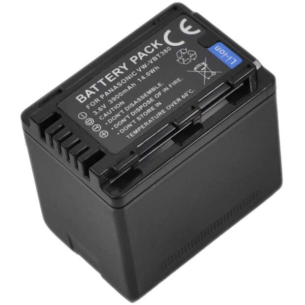  Replacement For Panasonic VW-VBT380 Battery