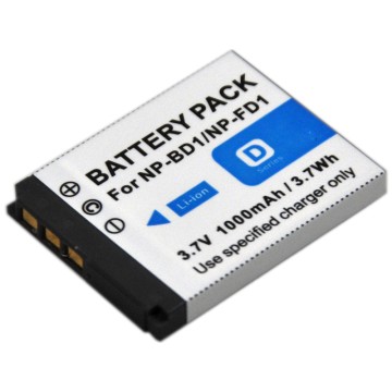 Battery for NP-BD1 NP-FD1 DSC-T900 Camera UK