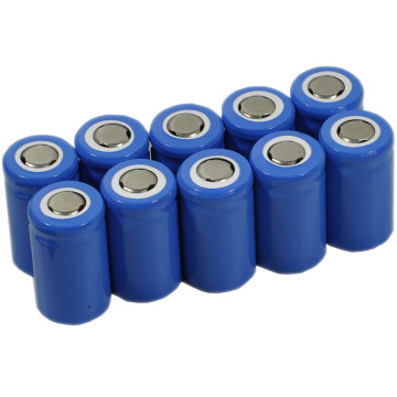 10x 14250 Battery Top Flat Rechargeable UK